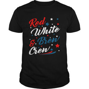 Red White Brew Crew Funny Drinking 4Th Of July Tshirt